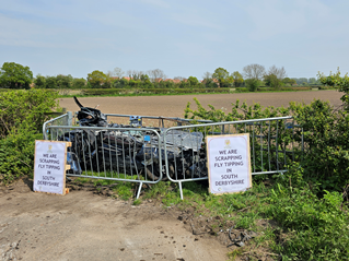 scrapping fly tipping