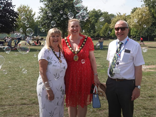 Cllr Angela Archer Wacky Wednesday