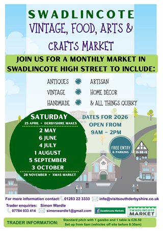 Swadlincote, Vintage Food Arts and Crafts Market