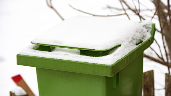 Bin collections - snow