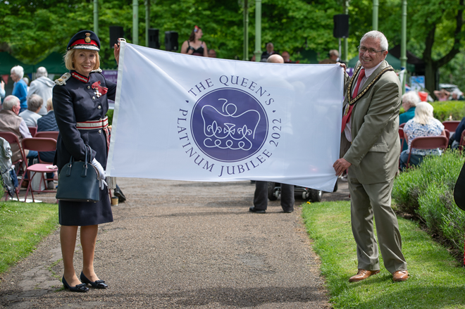 Platinum Jubilee flag launch