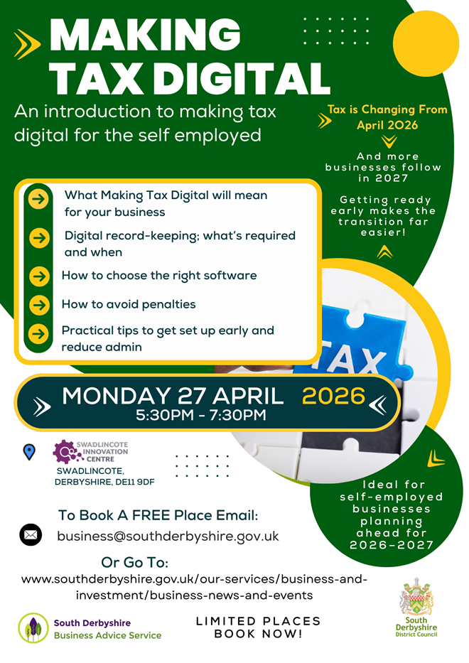 Making Tax Digital - Workshop 27 April 2026