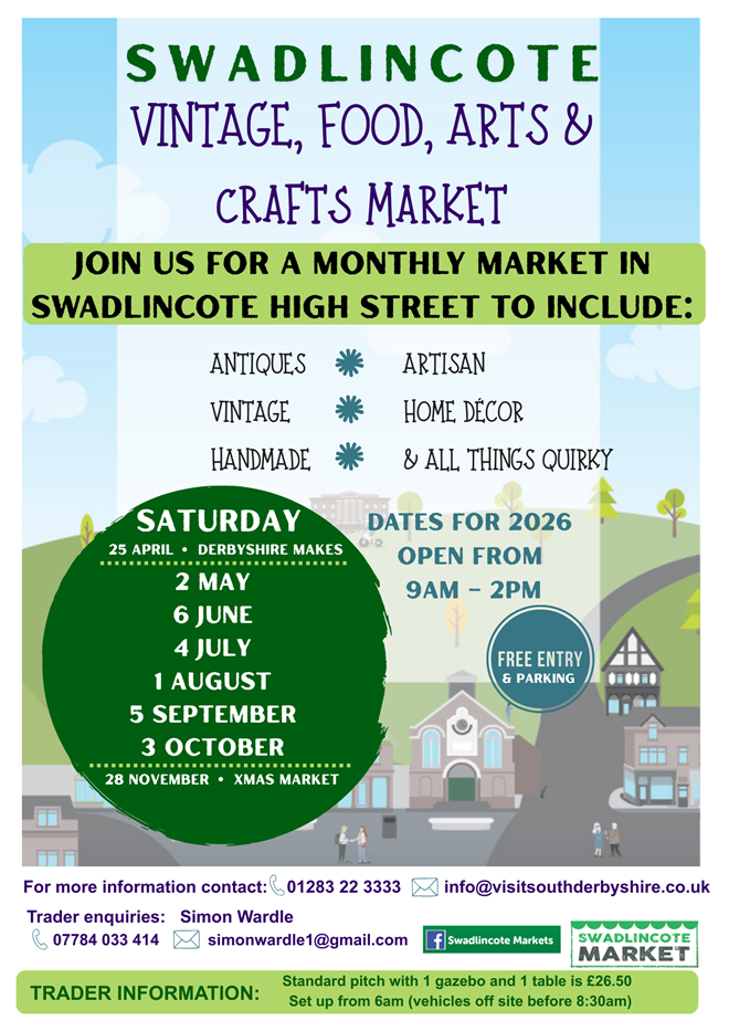 Swadlincote, Vintage Food Arts and Crafts Market