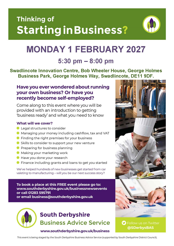1 FEB 27 - Thinking of Starting In Business