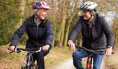 Older active person