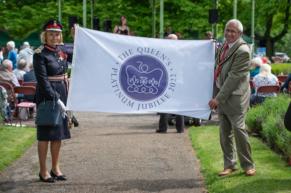 Platinum Jubilee flag launch