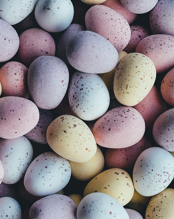 Chocolate mini eggs