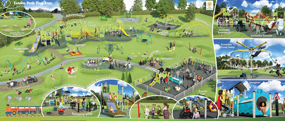 Exciting new play area at Eureka Park coming soon!