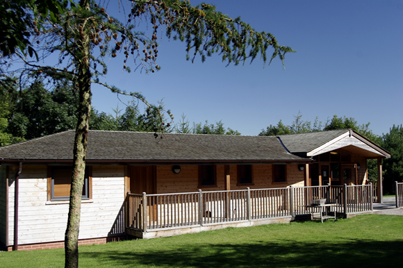 Rosliston Forestry Centre lodge
