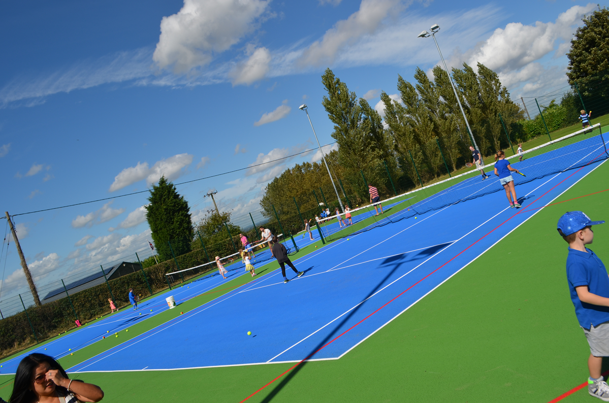 Tennis courts at Melbourne Sports Park