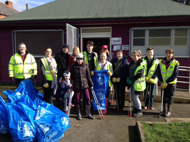Big Spring Clean Up event