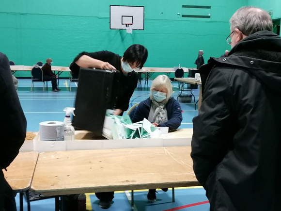 By-election ballot box 2021