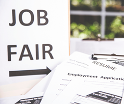 Job fair paperwork