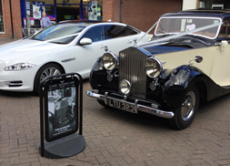 Swadlincote Wedding Fair cars