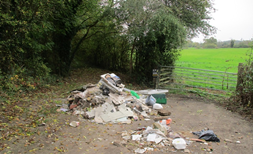 Fly-tipping at Findern