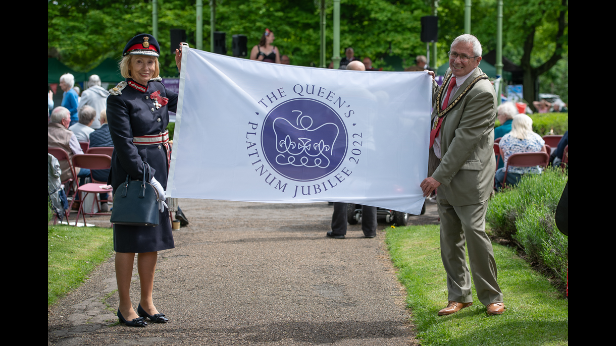 Platinum Jubilee flag launch