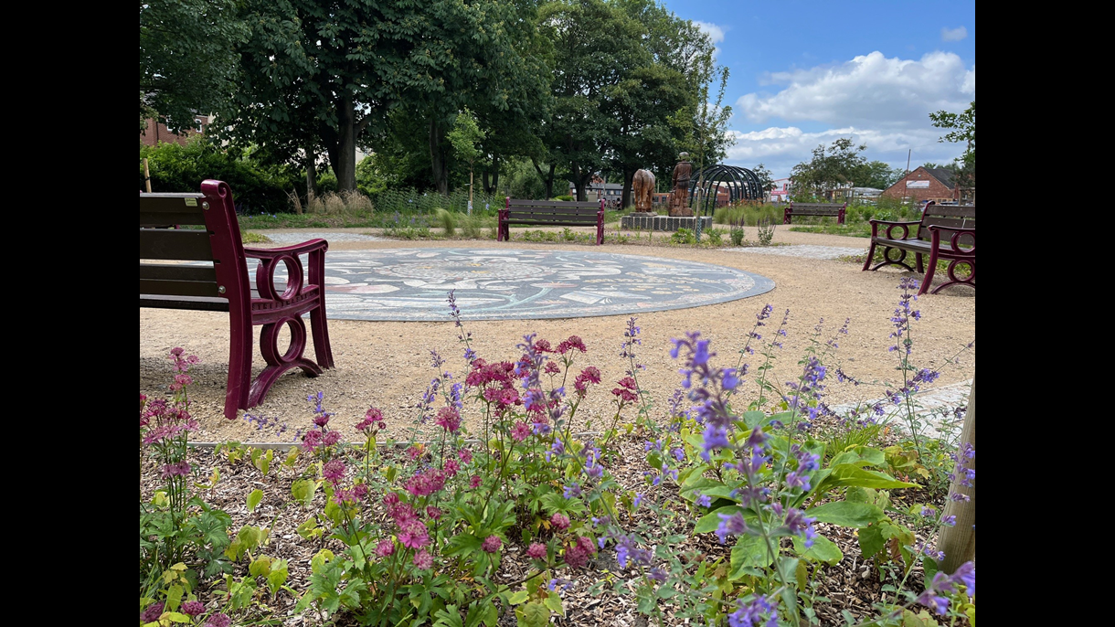 Miners Memorial Garden - Mosaic Area