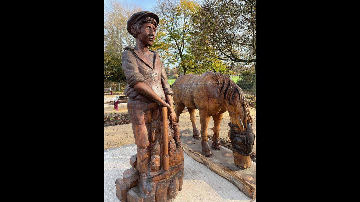 Pit Boy and Pony - Miners Memorial Garden