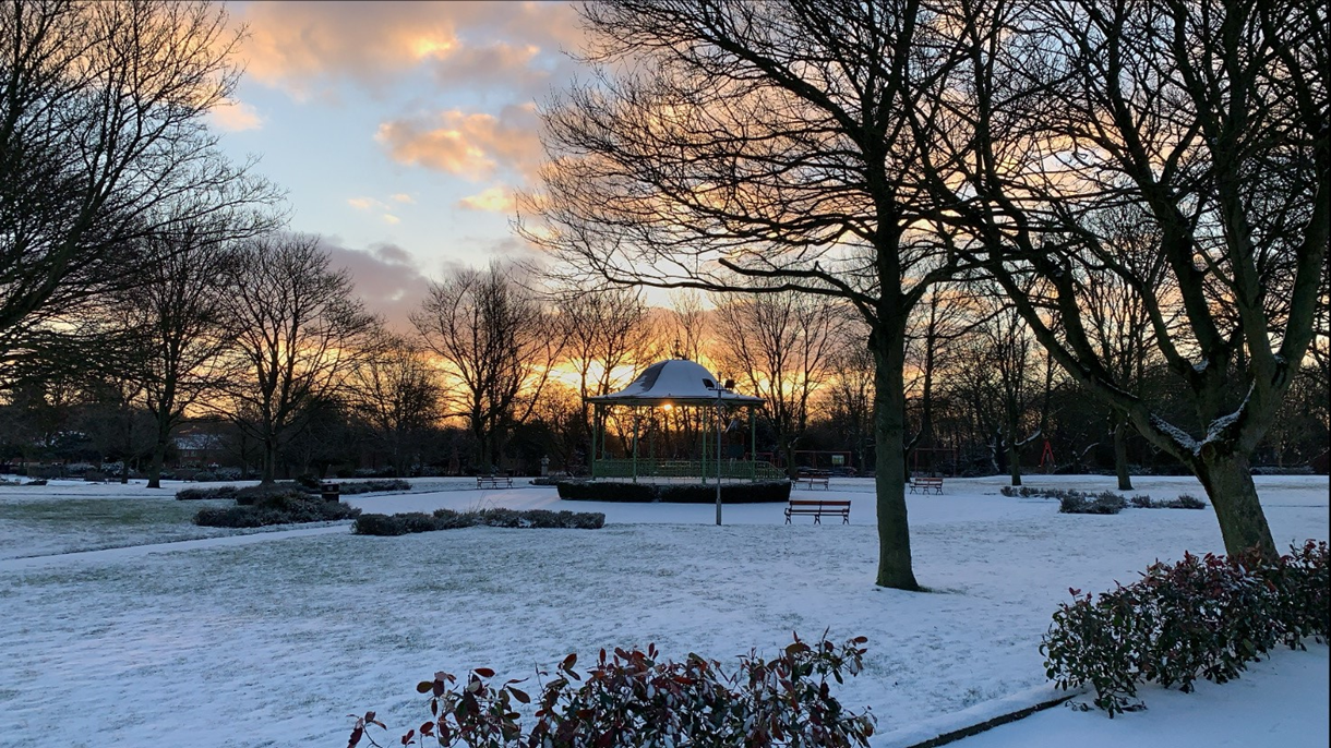 Maurice Lea Memorial Park at Sunrise