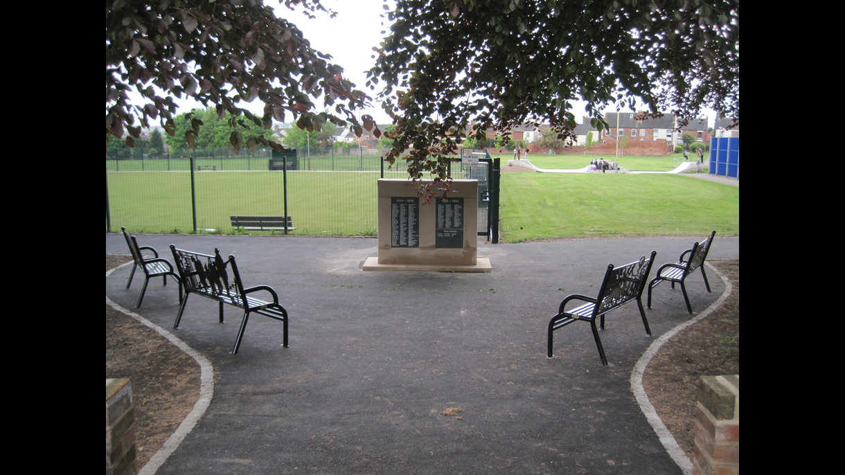 Newhall Park view from entrance gate