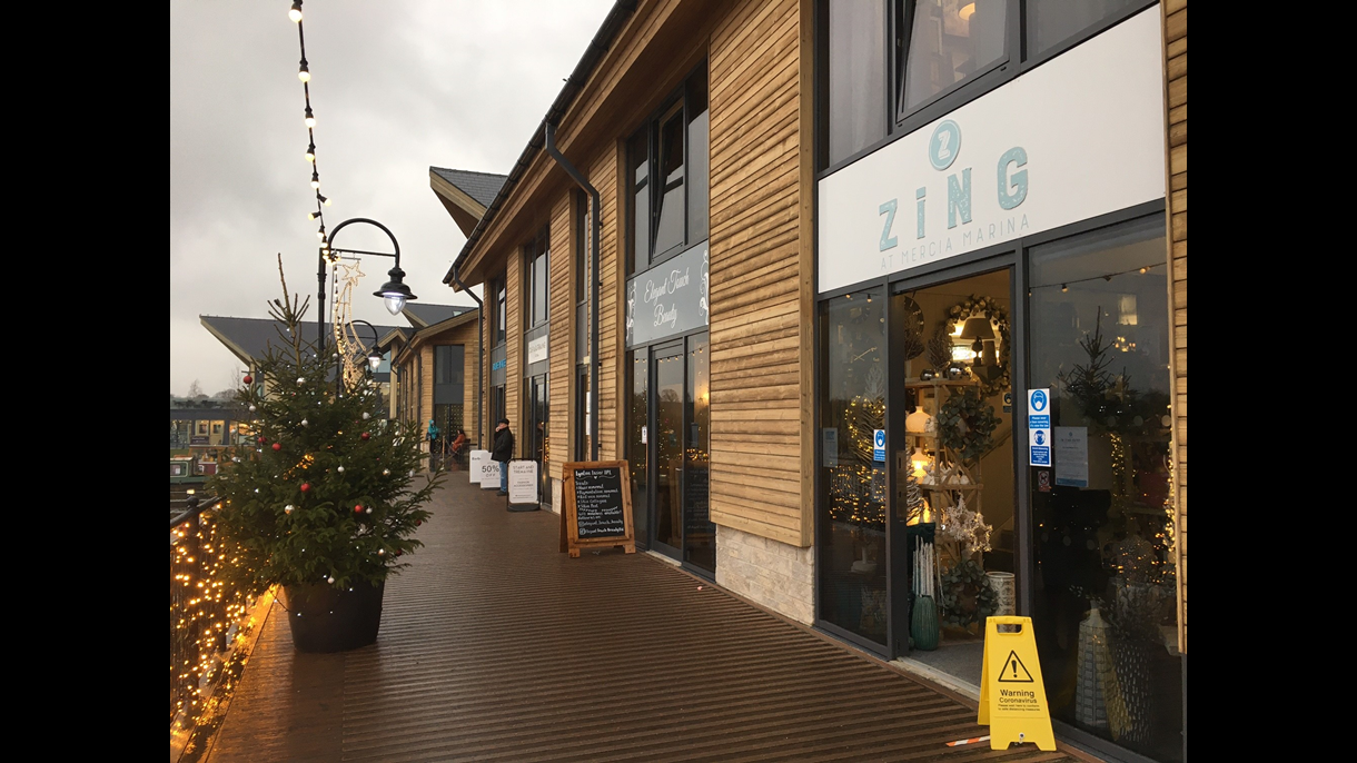 Walkway at Mercia Marina